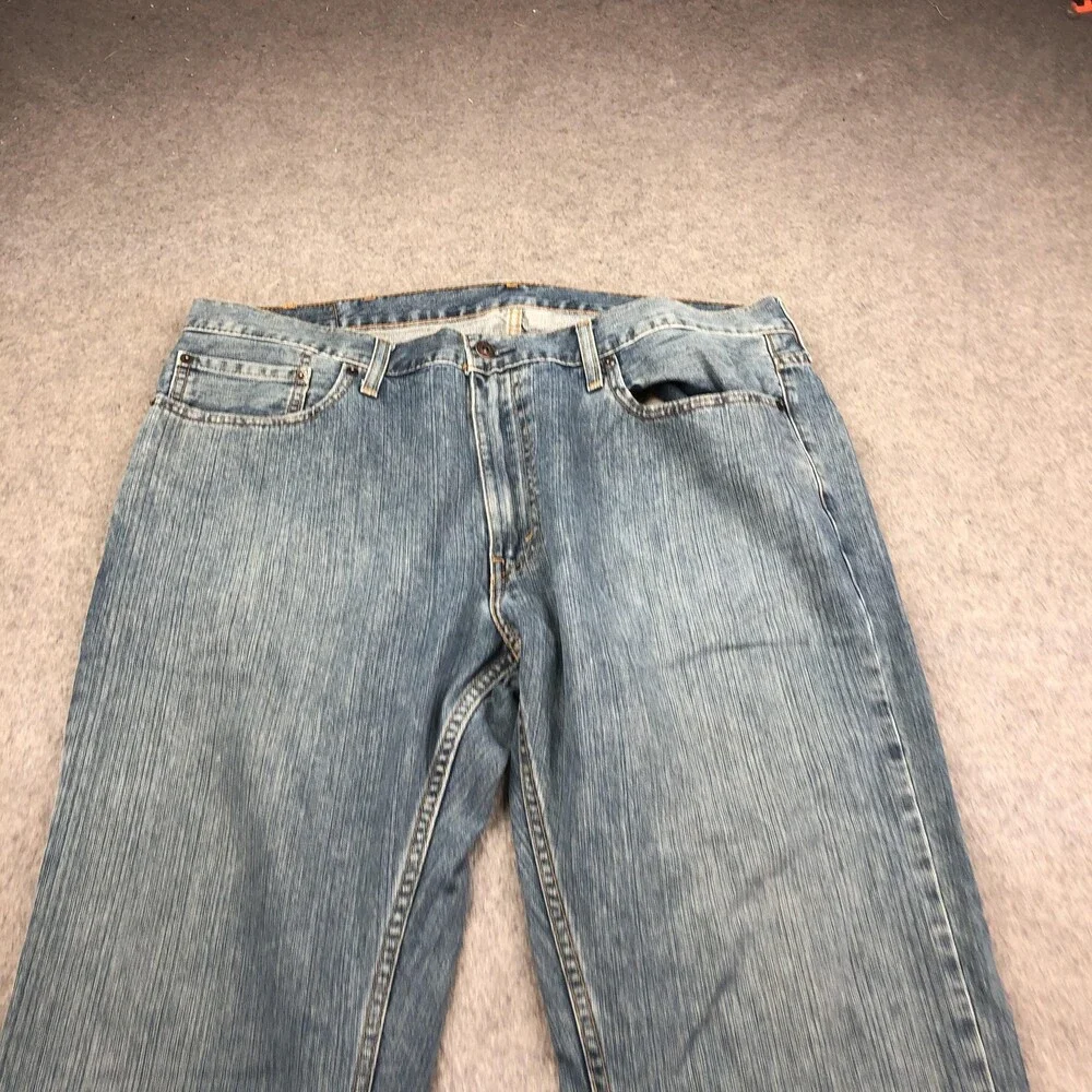 Levis 559 Jeans Mens 38x30 Blue Medium Wash Relaxed Straight Denim Pants Casual